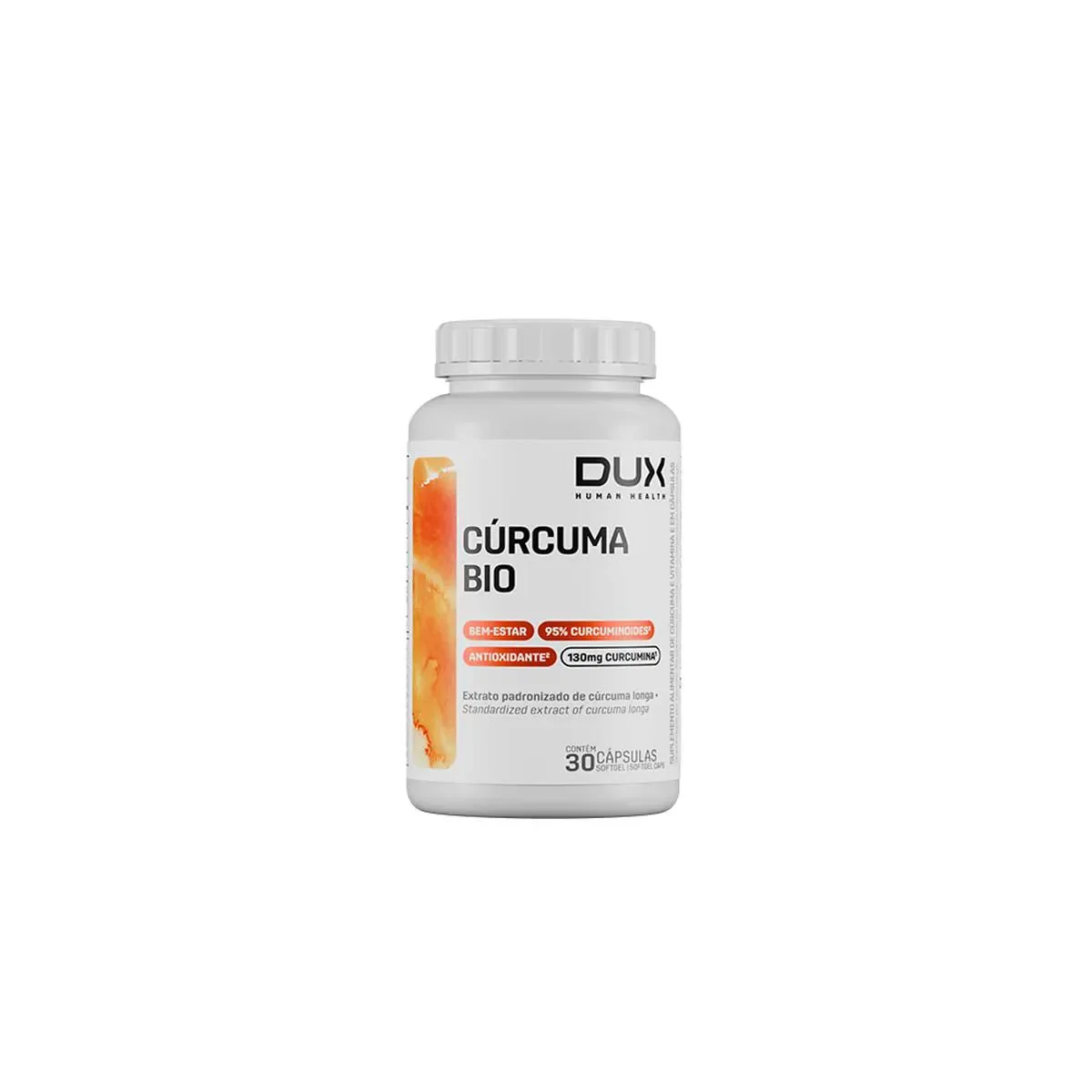 Cúrcuma Bio 130mg Dux 30 cápsulas - imagem 1