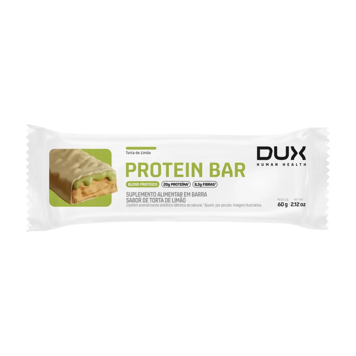 Barra de Proteína Dux Protein Bar Torta de Limão 60g - imagem 1