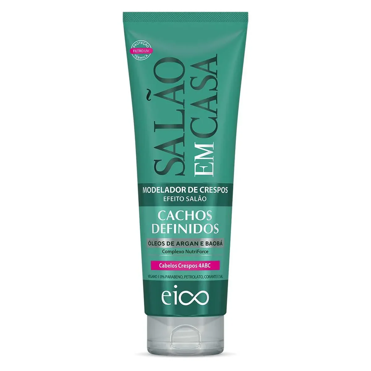 Modelador de Crespos Eico Salão Em Casa Cachos Definidos 250ml - imagem 1