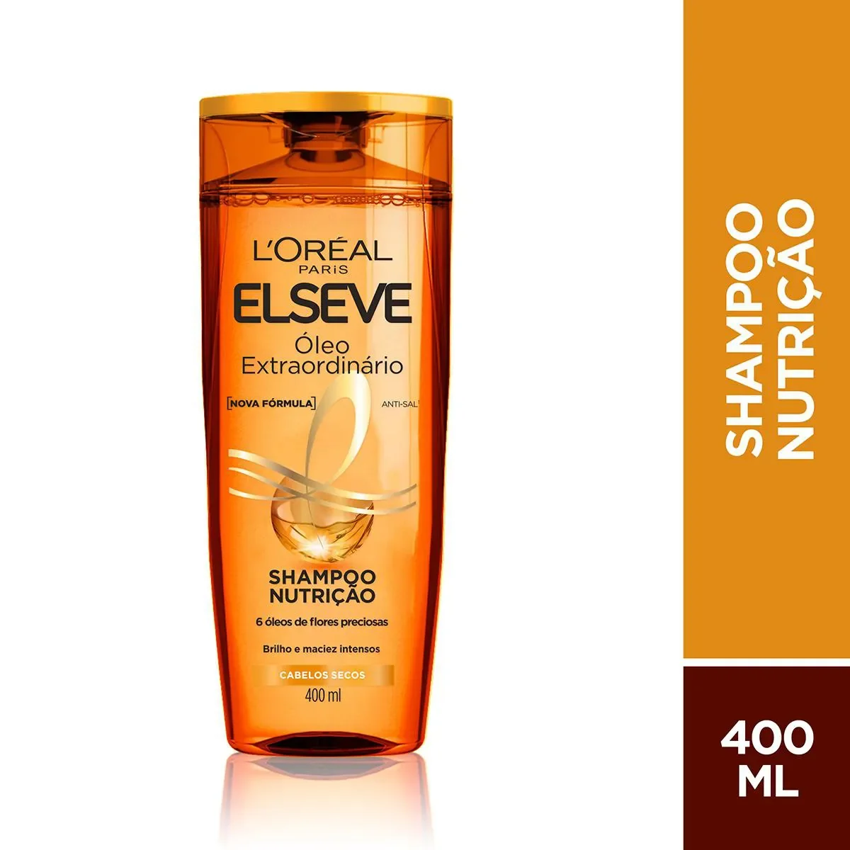 Shampoo L'Oréal Paris Elseve Óleo Extraodinário Nutrição Intensa para Cabelos Secos - imagem 1
