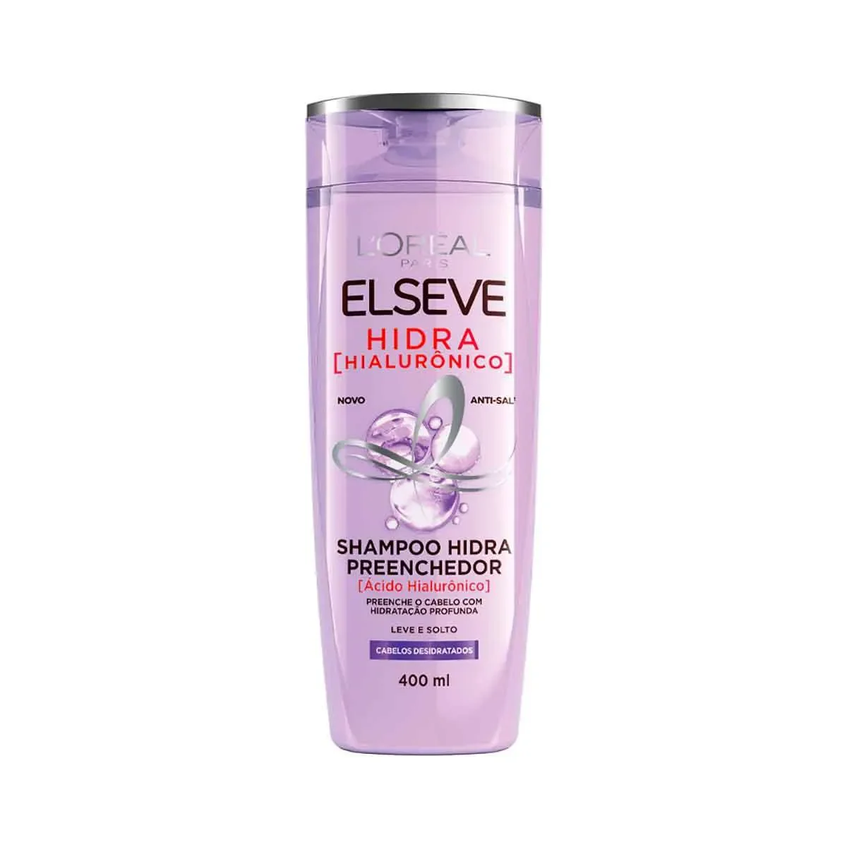 Shampoo L'Oréal Paris Elseve Hidra Hialurônico Preenchedor Hidratação e Brilho Duradouros - imagem 1