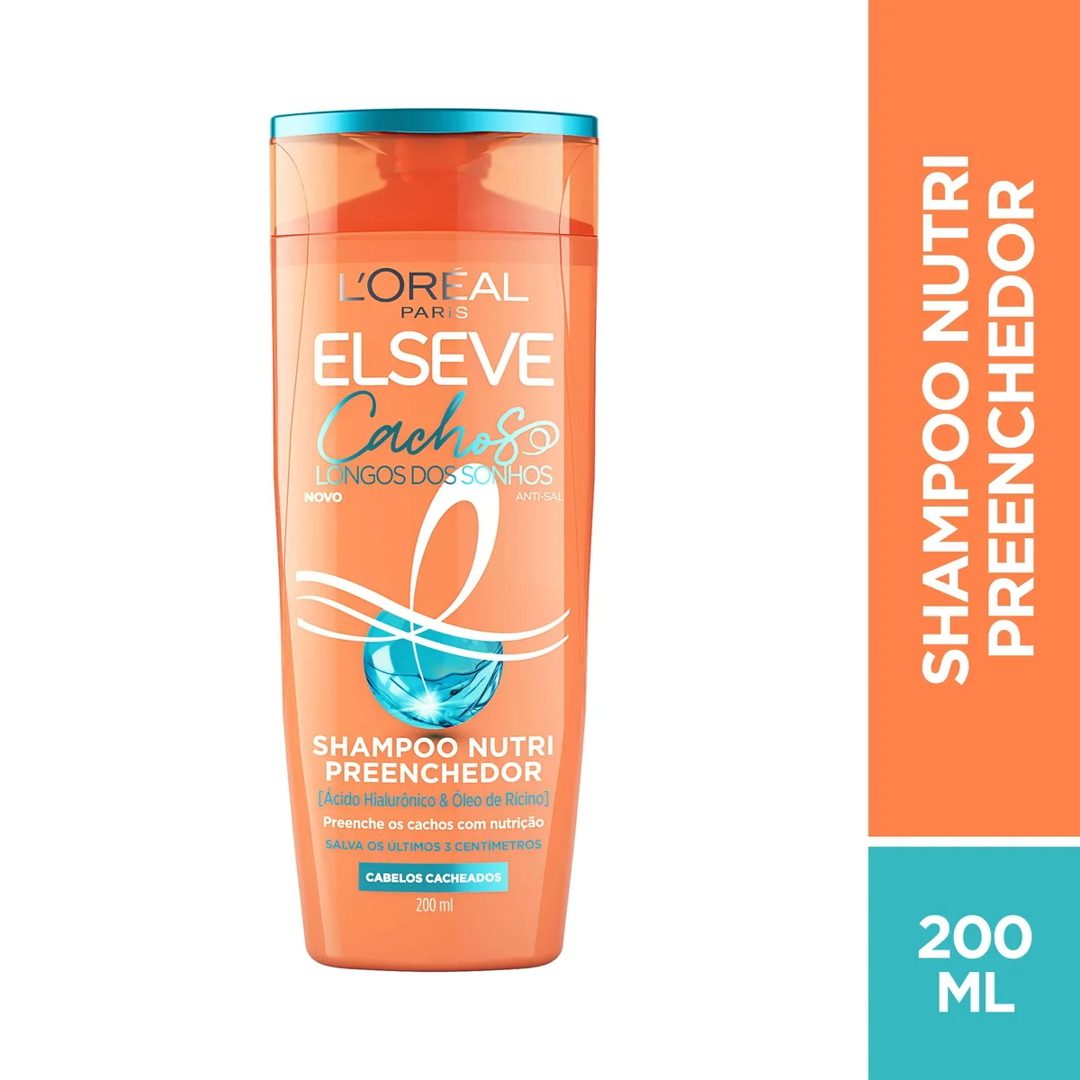 Shampoo L'Oréal Paris Elseve Cachos Longos dos Sonhos Nutri Preenchedor - imagem 1
