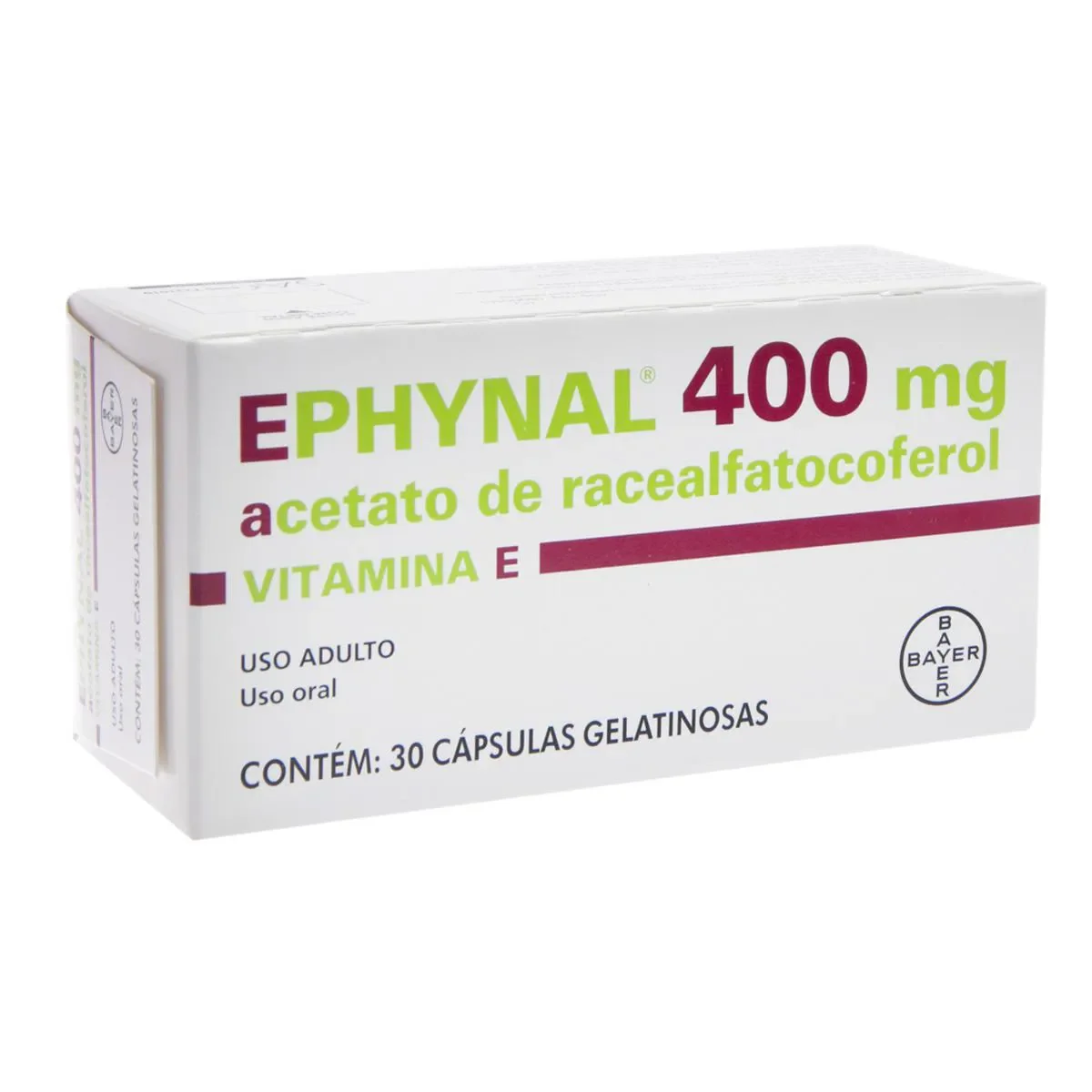 Vitamina E Ephnal 400mg 30 cápsulas - imagem 1