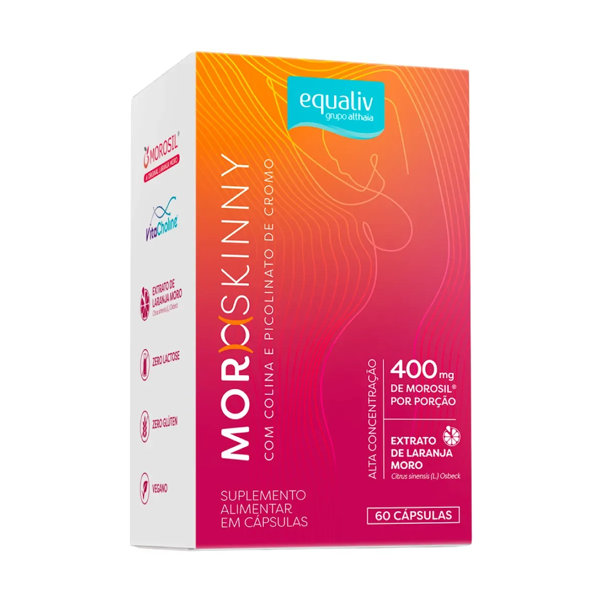 Suplemento Alimentar Equaliv Moro Skinny 400mg 60 cápsulas - imagem 1