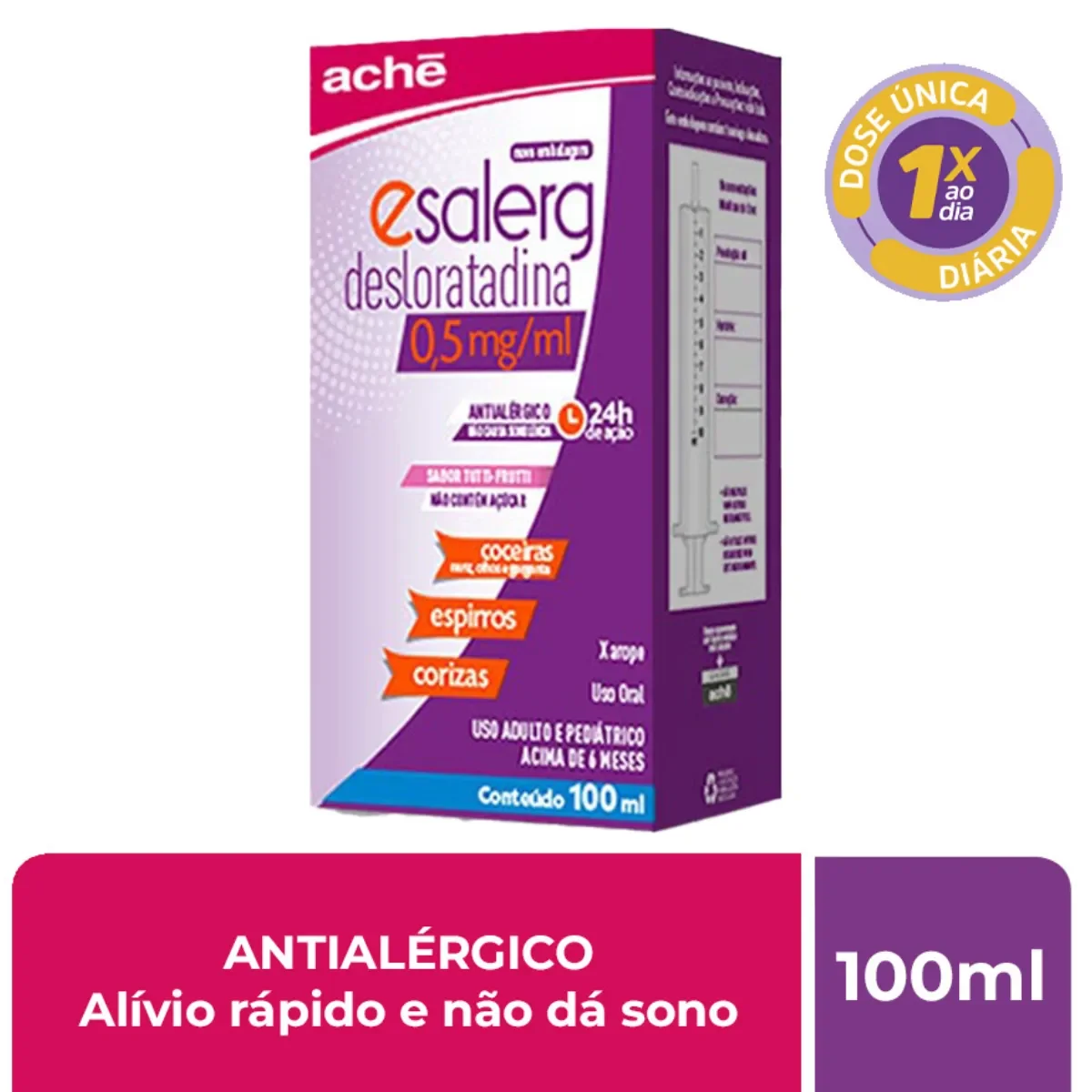 Esalerg Desloratadina 0,5mg/ml Xarope - imagem 1