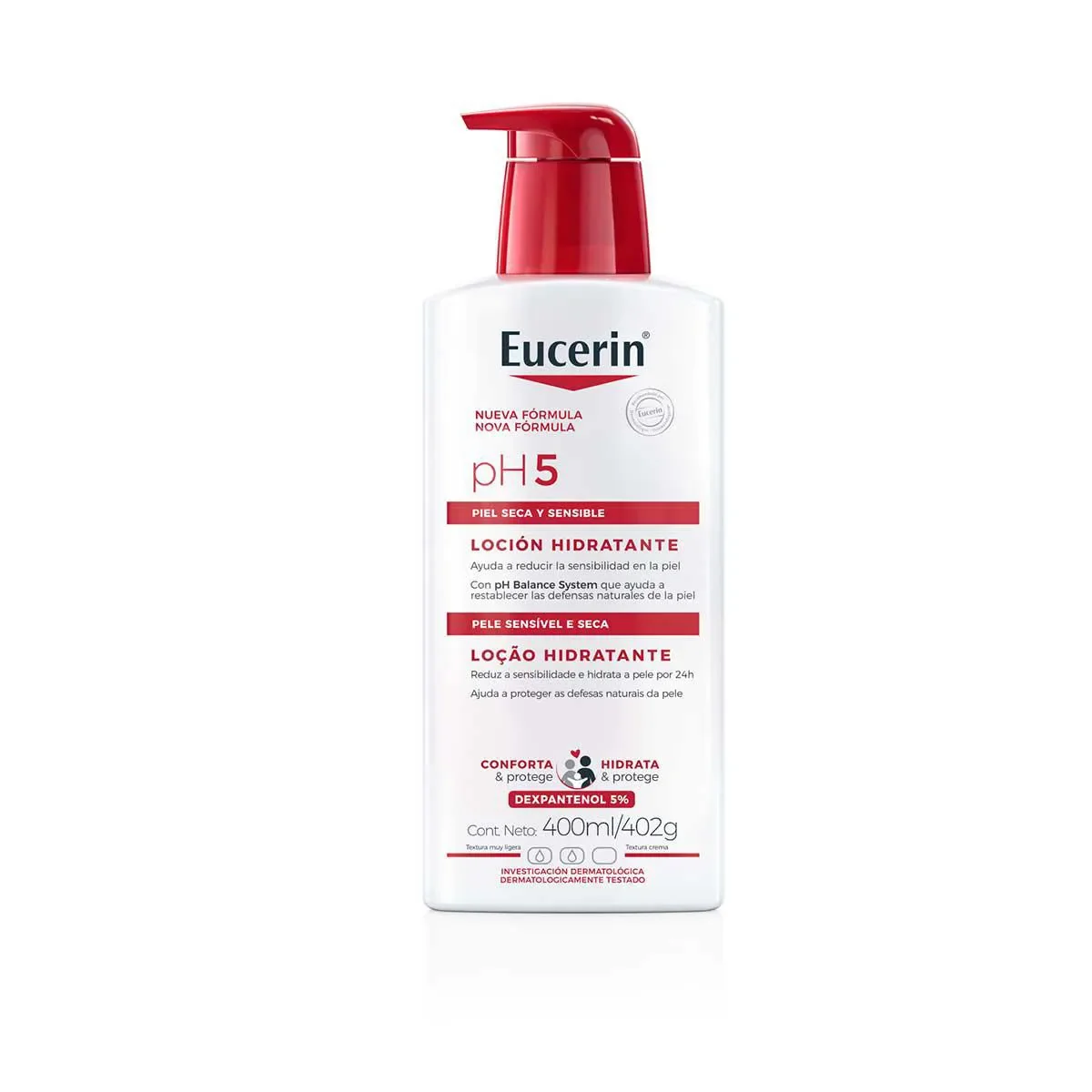 Loção Hidratante Corporal Eucerin pH5 400ml - imagem 1