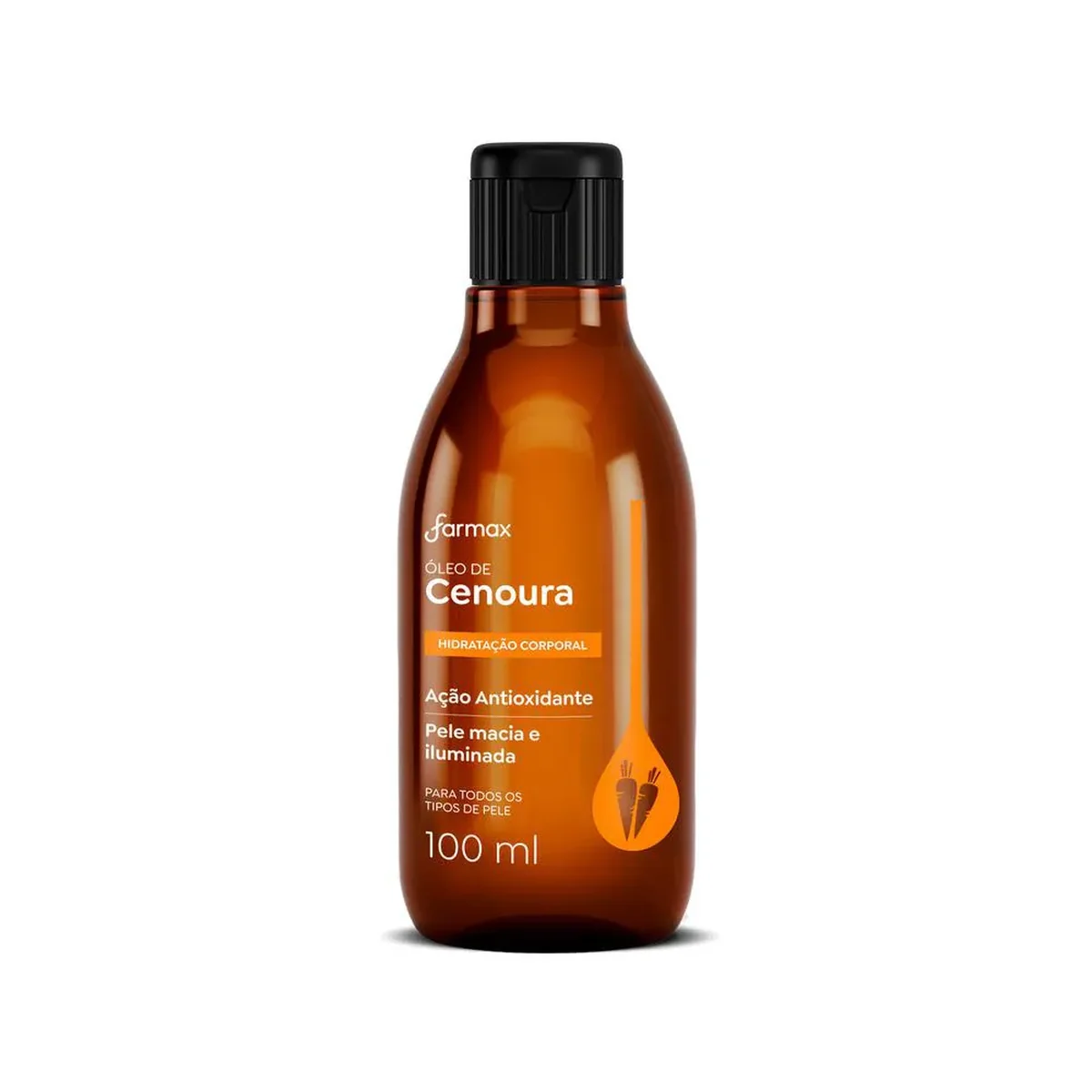Óleo Corporal Farmax Cenoura 100ml - imagem 1