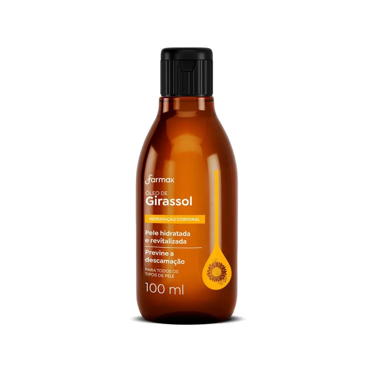 Óleo Corporal Farmax Girassol 100ml - imagem 1