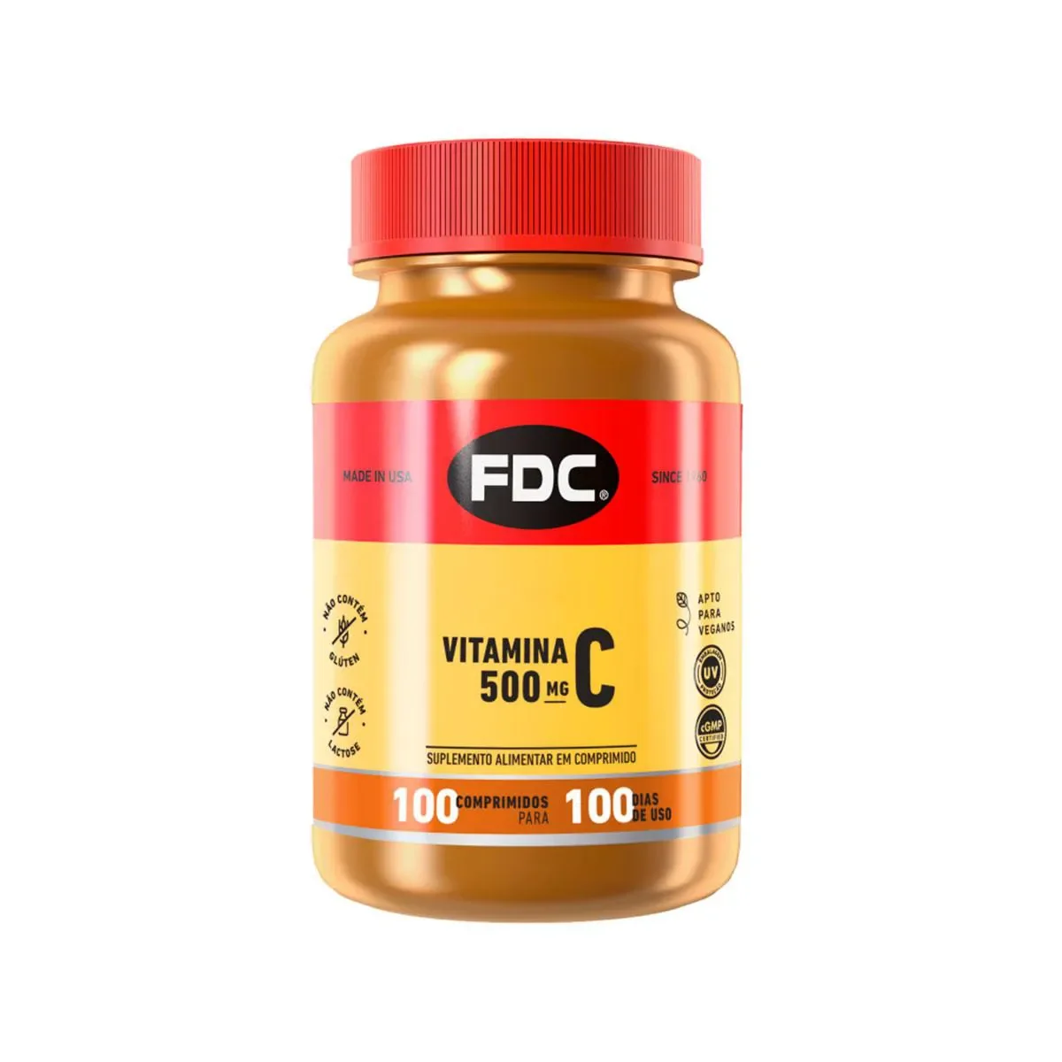 Vitamina C FDC 500mg 100 comprimidos - imagem 1
