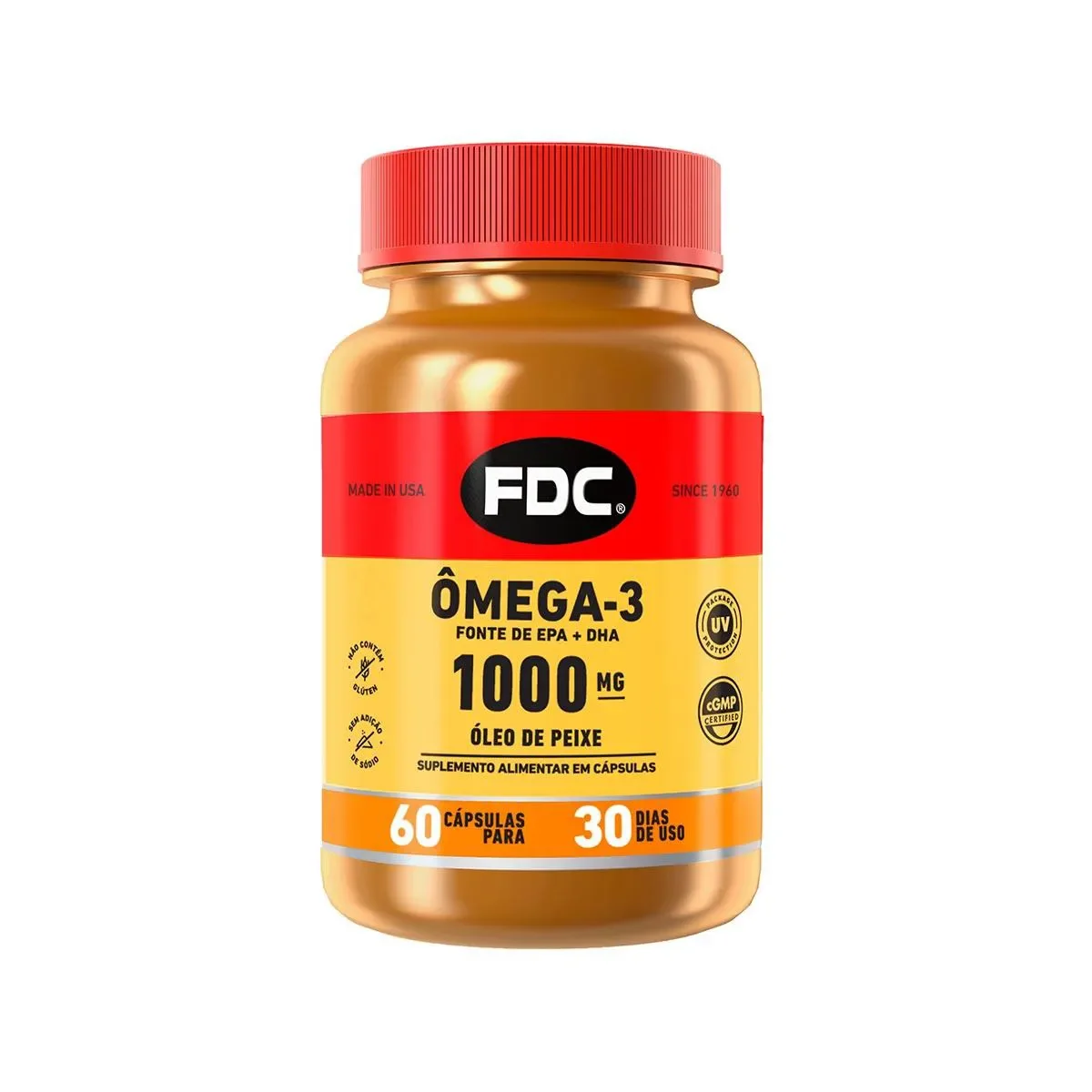 Ômega 3 FDC 1000mg 60 cápsulas - imagem 1
