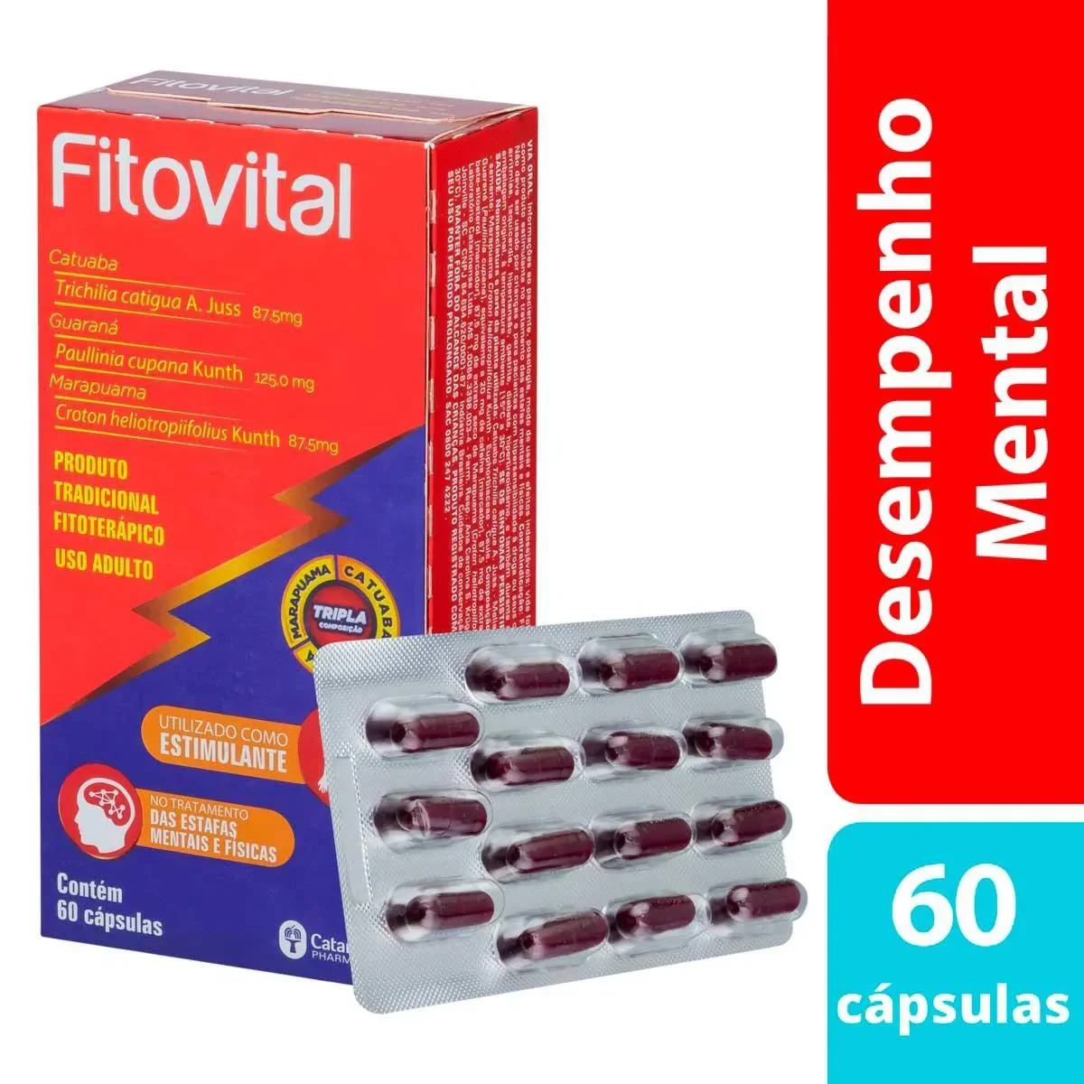 Fitovital com 60 cápsulas - imagem 1