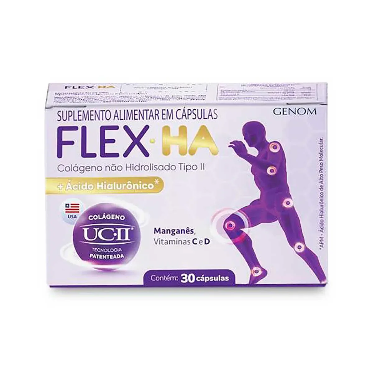 Suplemento Alimentar Flex-HA com 30 Cápsulas - imagem 1