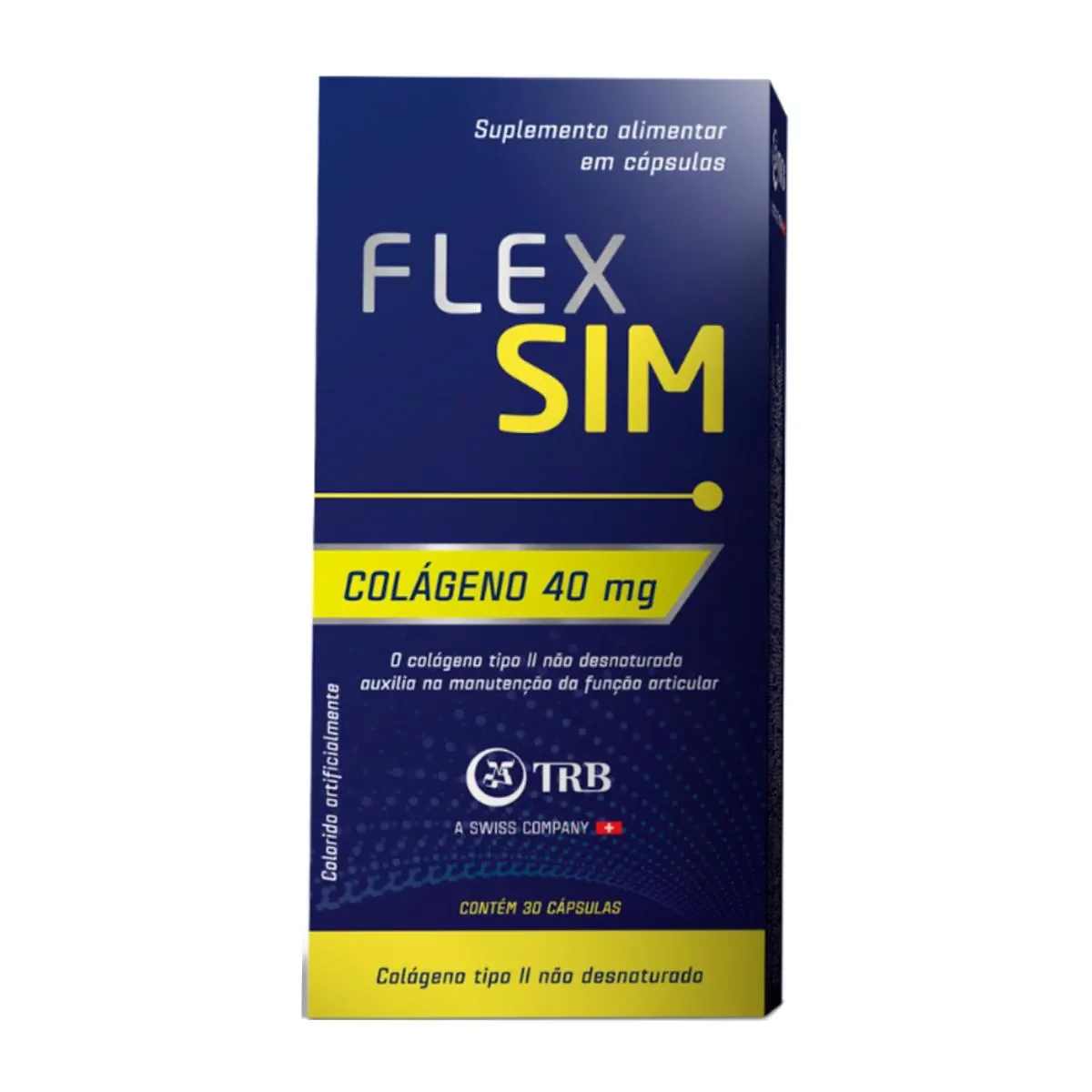 Suplemento Alimentar Colágeno Flexsim 30 cápsulas - imagem 1