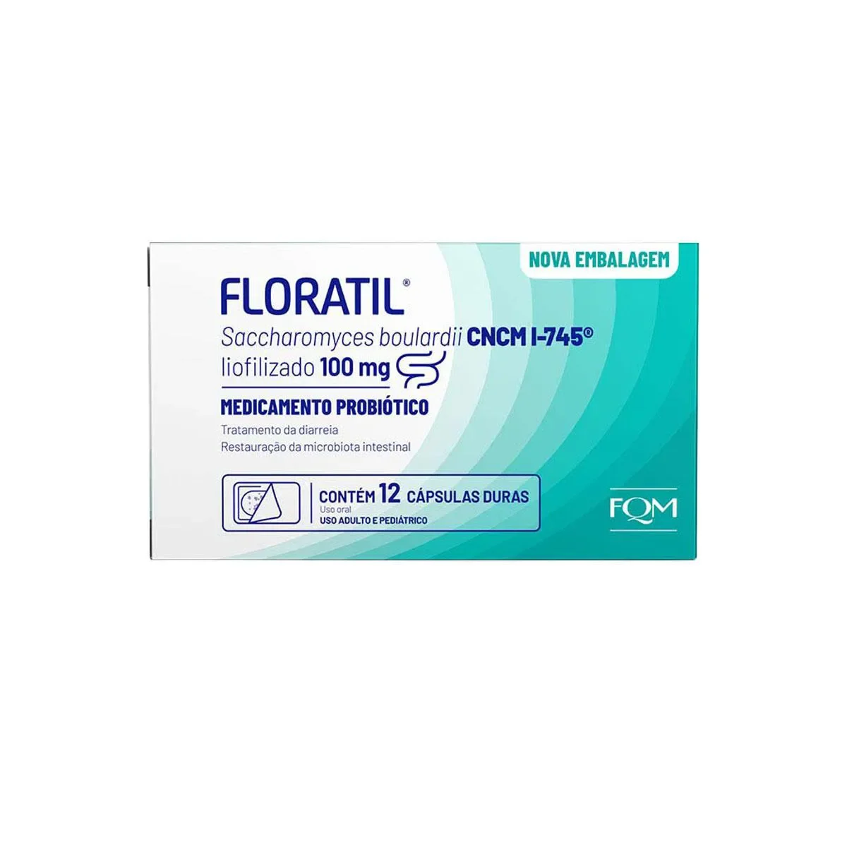 Probiótico Floratil 12 cápsulas - imagem 1