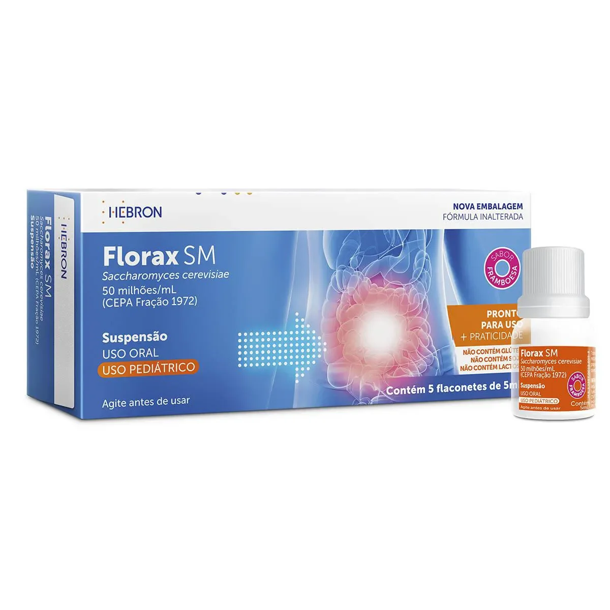 Florax SM Pediátrico 5 flaconetes 5ml - imagem 1