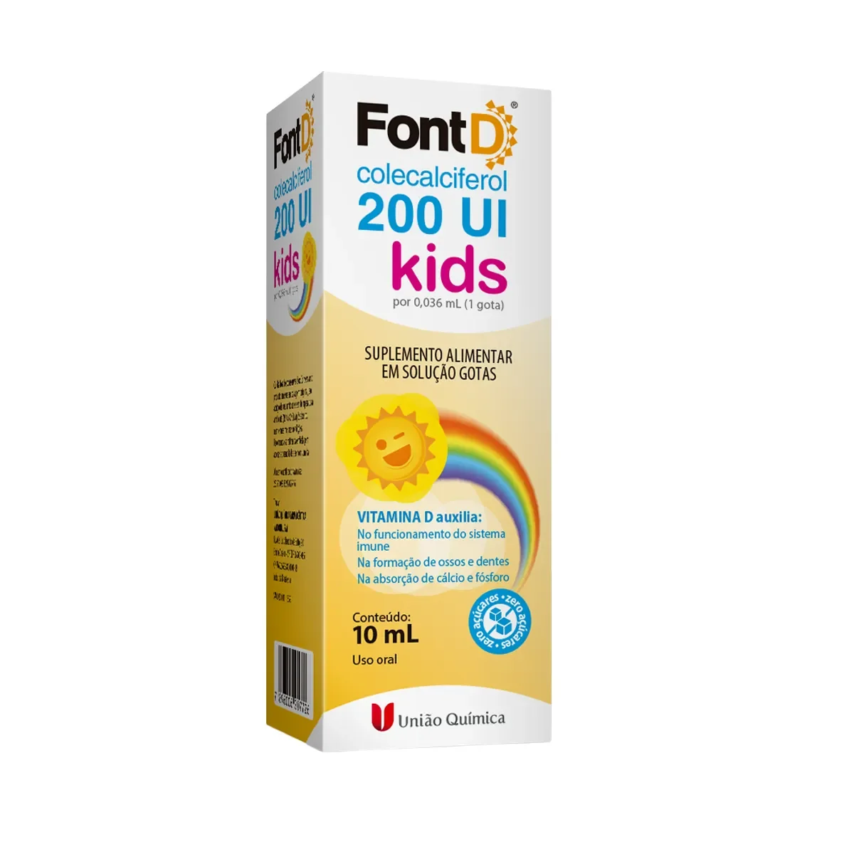 Vitamina D 200UI Font D Kids Gotas 10ml - imagem 1