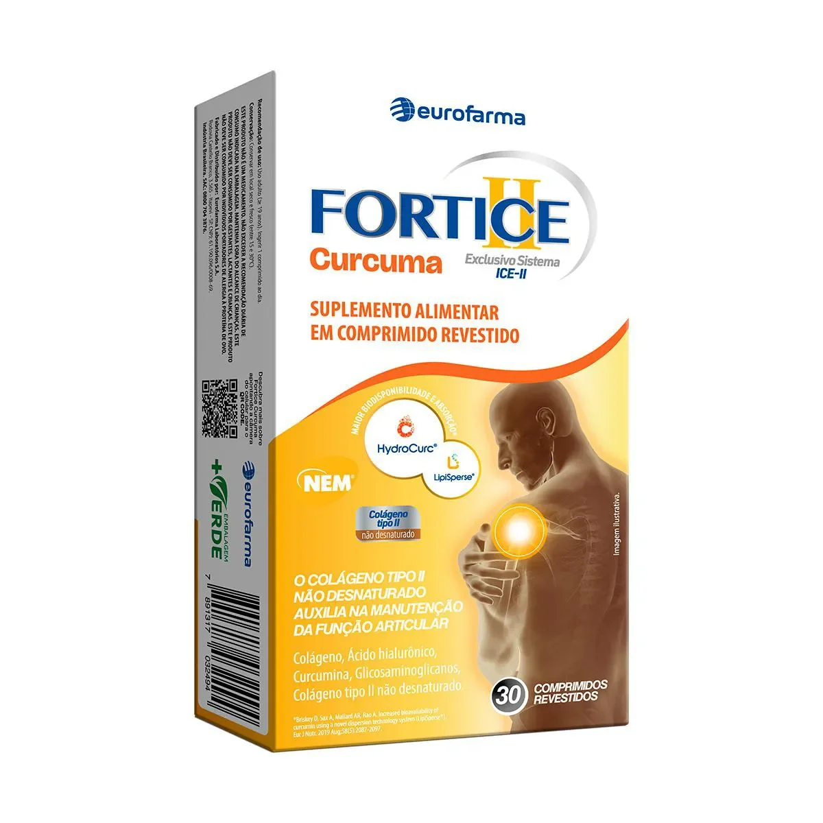 Fortice Curcuma 30 comprimidos - imagem 1
