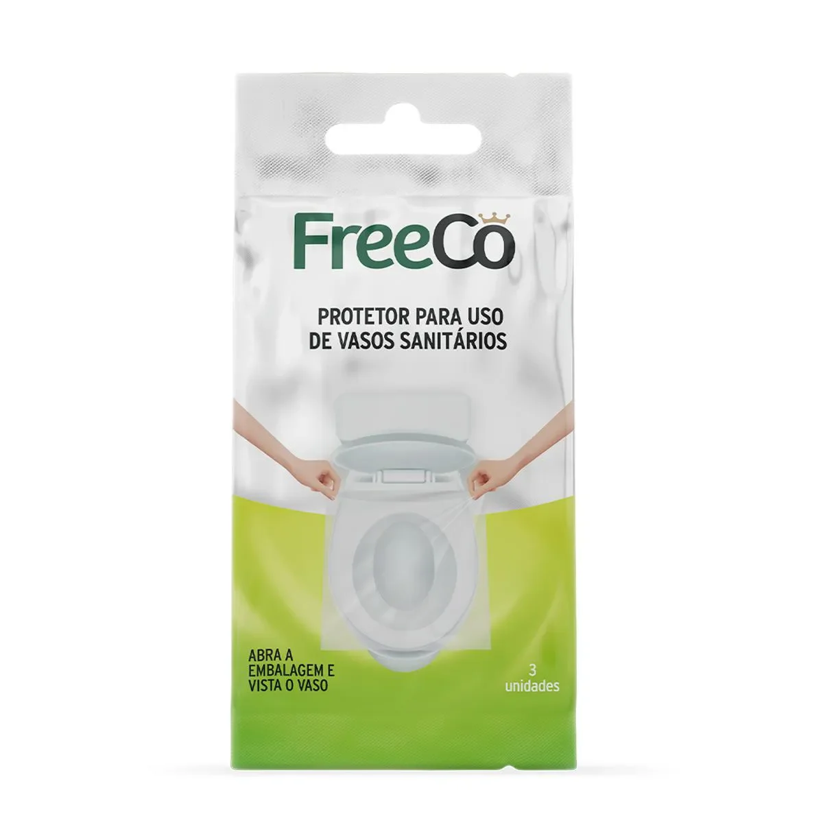 FreeCô Protetor de Assento Sanitário 3 unidades - imagem 1