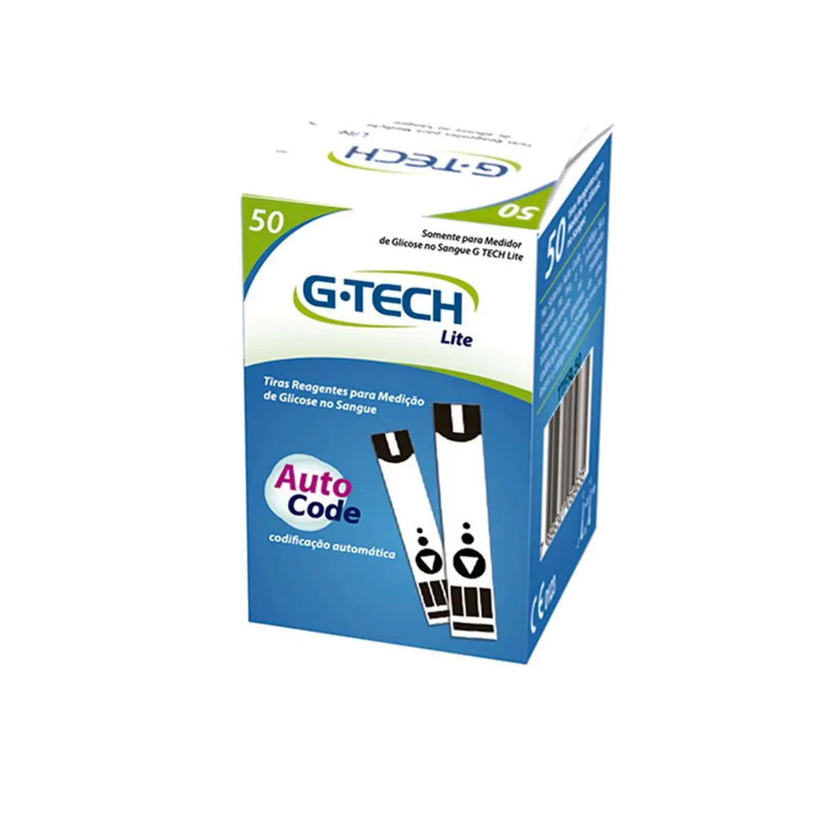 Tiras Reagentes para Medição de Glicose G-Tech Lite 50 unidades - imagem 1