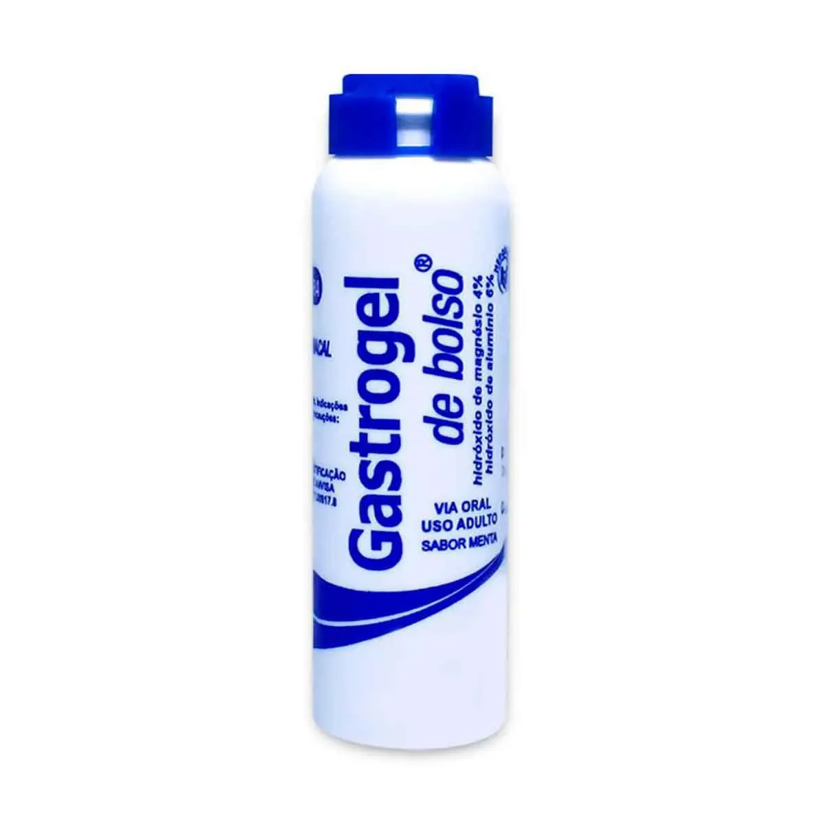 Gastrogel de Bolso Hidróxido de Alumínio 6% + Hidróxido de Magnésio 4% Sabor Menta 1 flaconete de 10ml - imagem 1