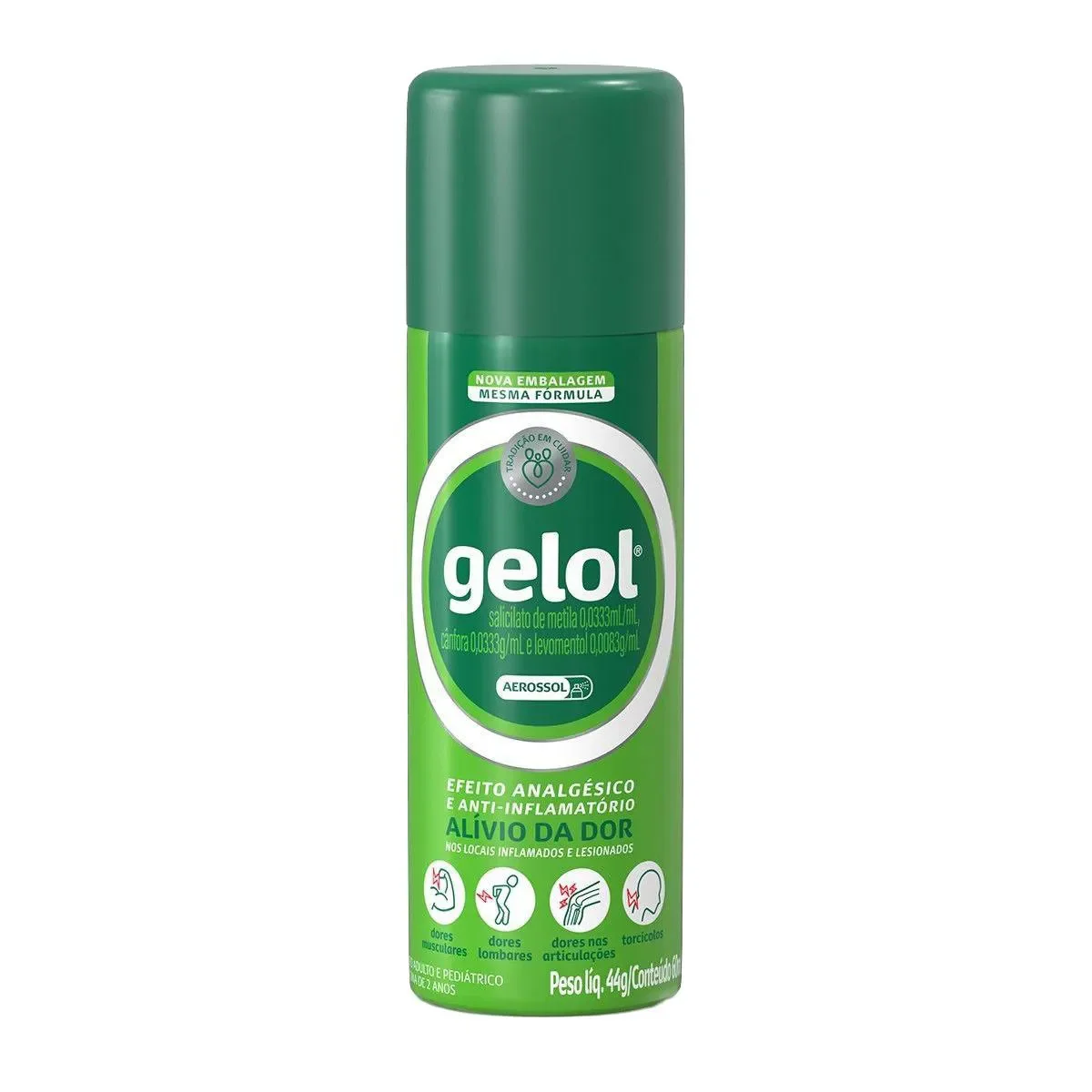 Gelol 0,0333ml/ml Aerosol 60ml - imagem 1