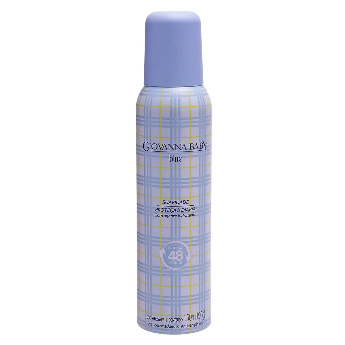 Desodorante Antitranspirante Aerosol Giovanna Baby Blue Feminino 48h 150ml - imagem 1