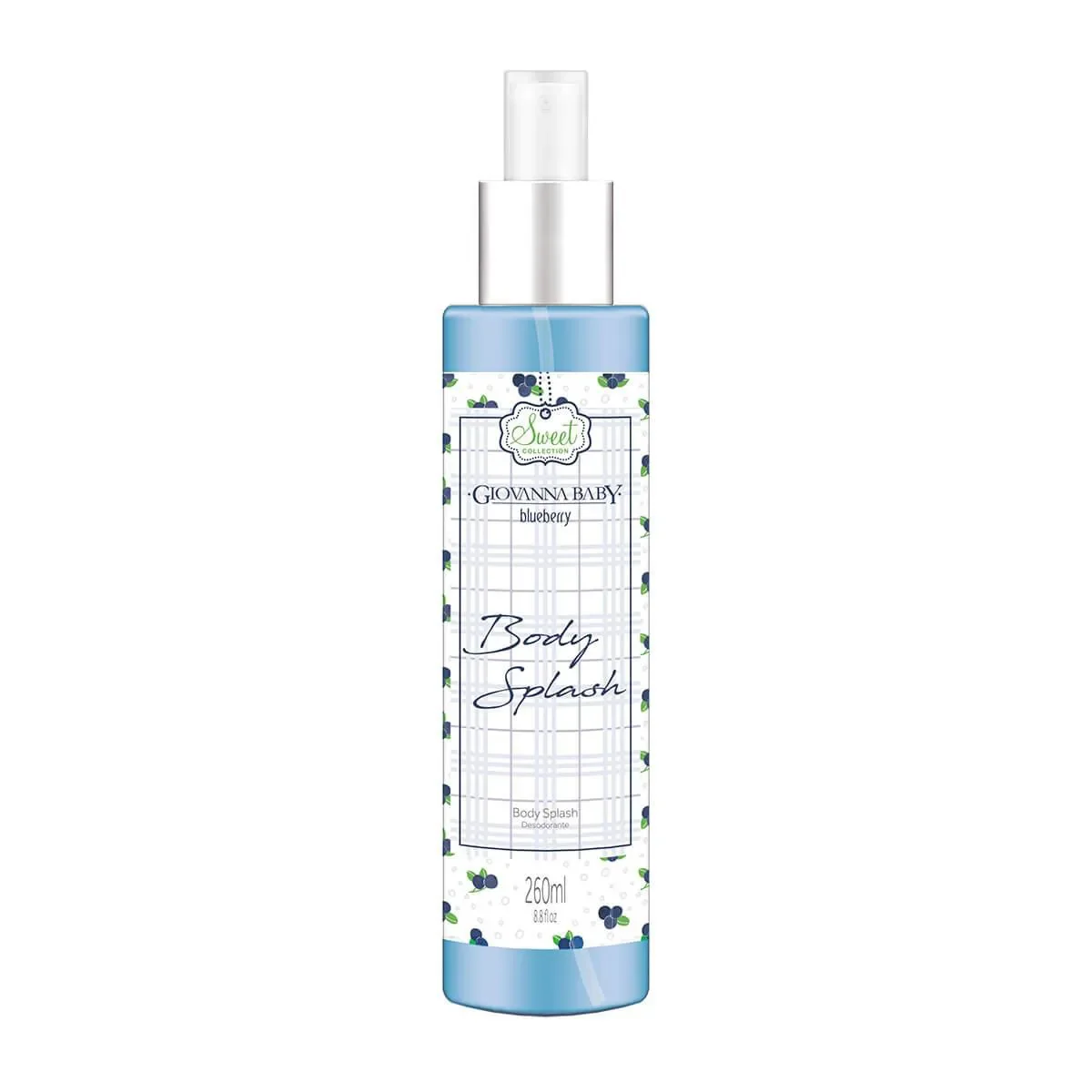 Body Splash Desodorante Corporal Giovanna Baby Blueberry com 260ml - imagem 1