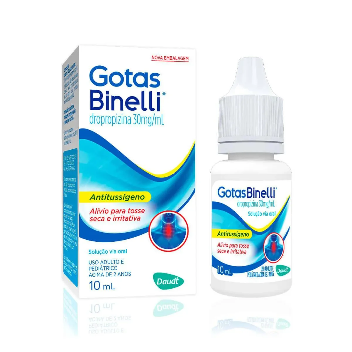 Gotas Binelli Dropropizina 30mg/ml Solução Oral 10ml - imagem 1