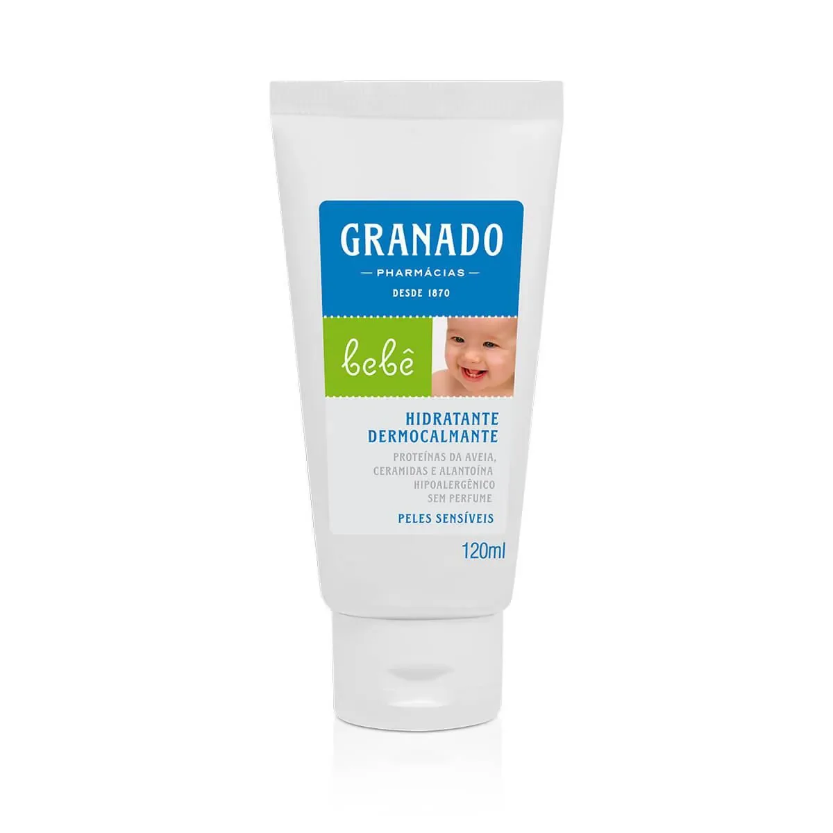 Hidratante Dermocalmante Granado Bebê Pele Sensível com 120ml - imagem 1