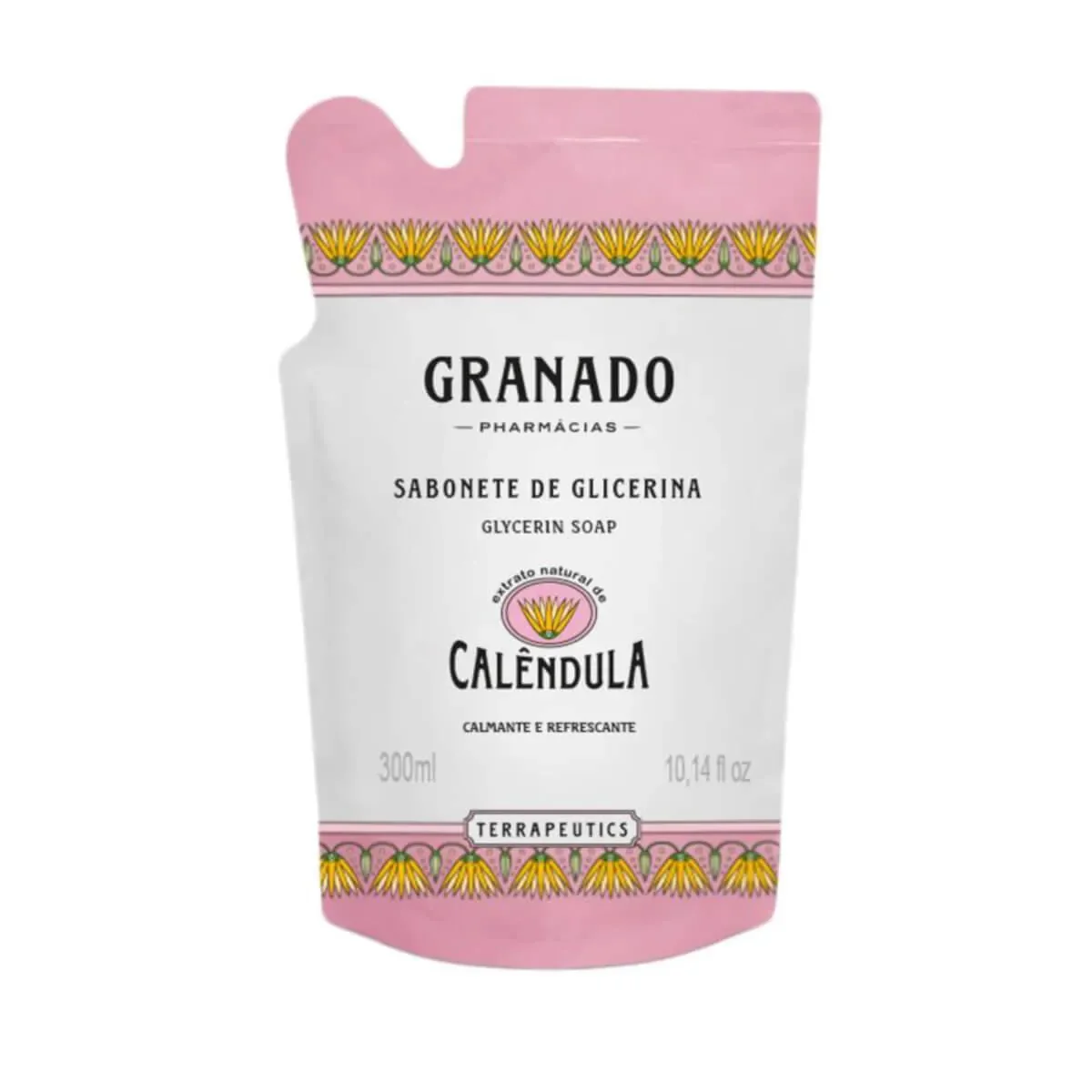 Refil Sabonete Líquido Granado Terrapeutics Calêndula com 300ml - imagem 1