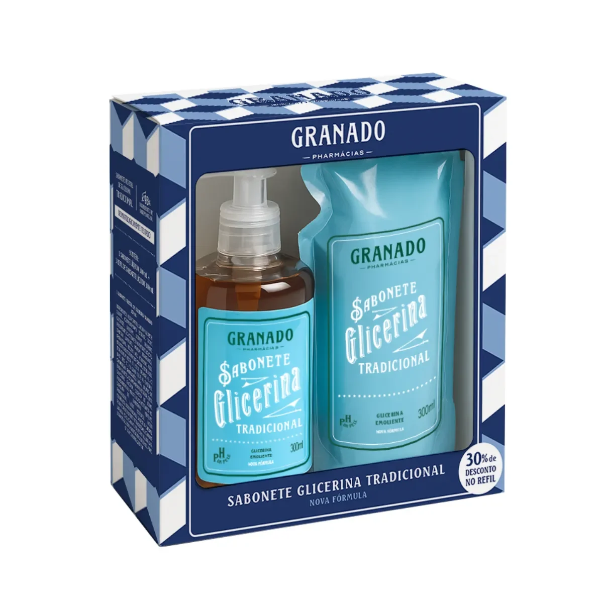 Kit Granado Sabonete Líquido 300ml + Refil 300ml - imagem 1