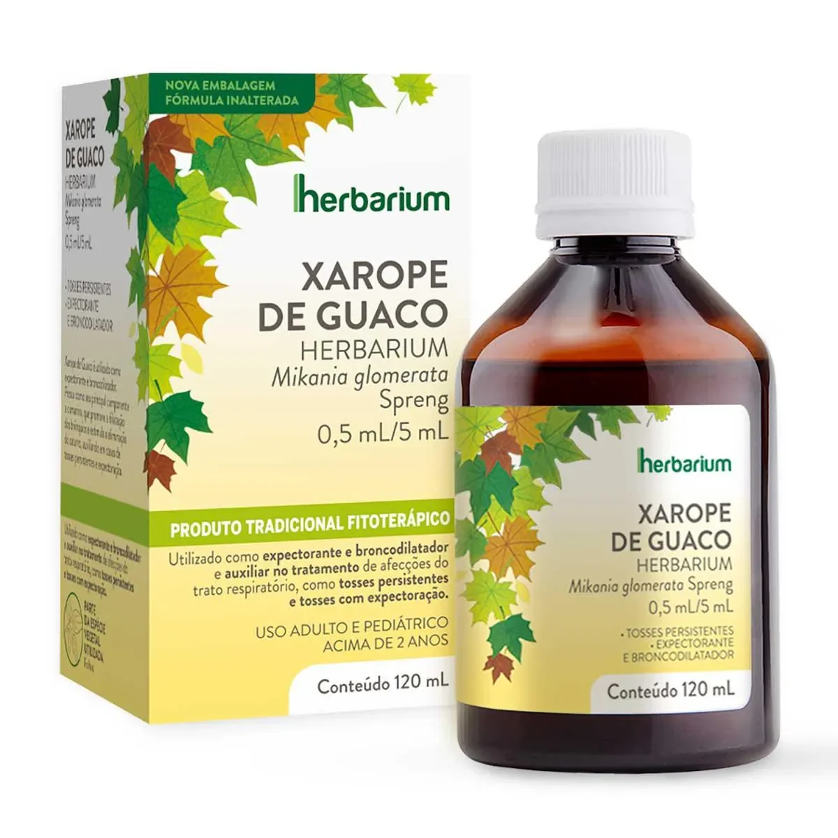 Xarope de Guaco Herbarium Expectorante com 120ml - imagem 1
