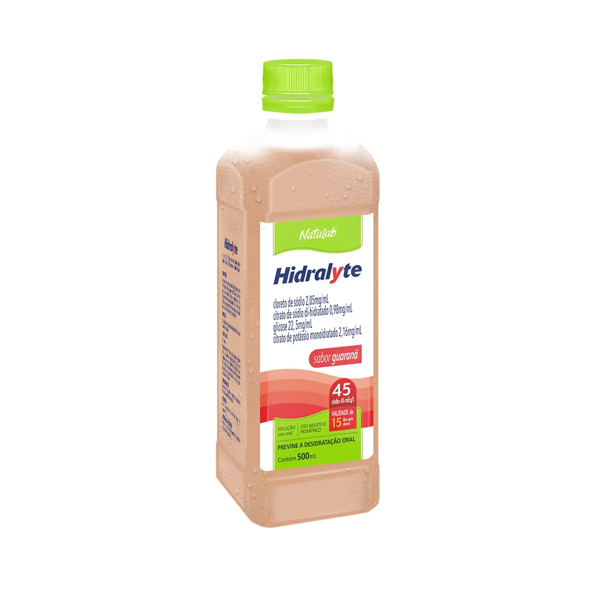 Hidralyte 45 Natulab Sabor 500ml - imagem 1