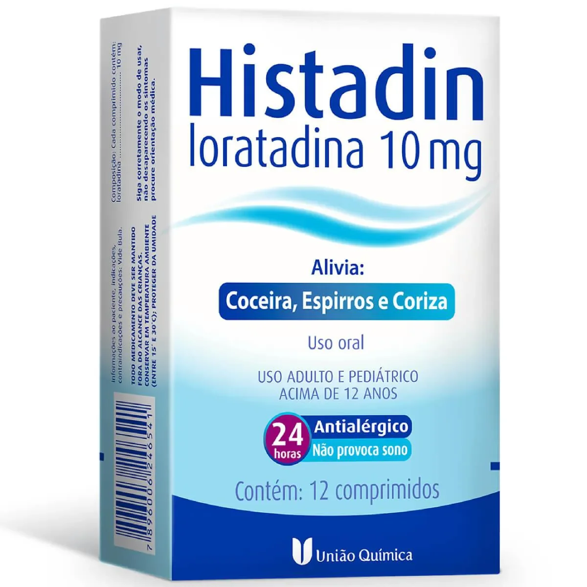 Histadin Loratadina 10mg 12 comprimidos - imagem 1