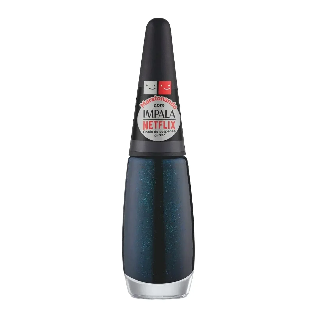 Esmalte Glitter Impala Netflix Maratonando 7,5ml - Cheio de Suspense - imagem 1