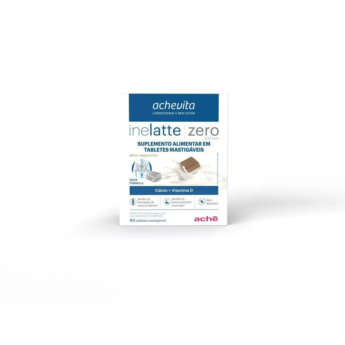 Cálcio + Vitamina D Inelatte 60 tabletes - imagem 1