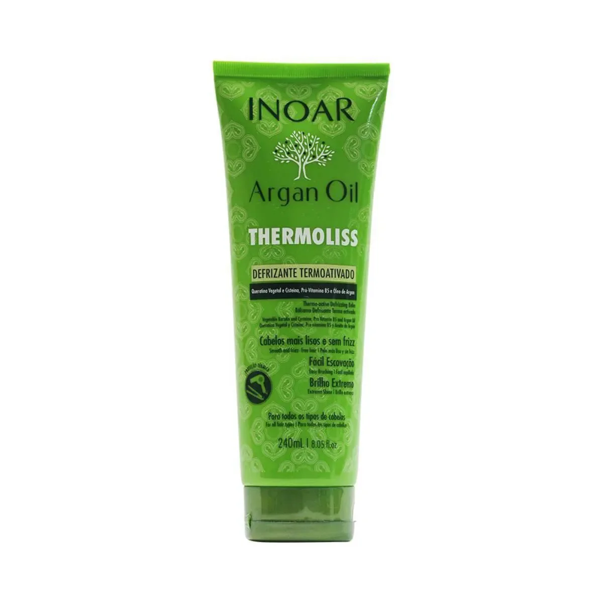 Defrizante Inoar Argan Oil Thermoliss 240ml - imagem 1