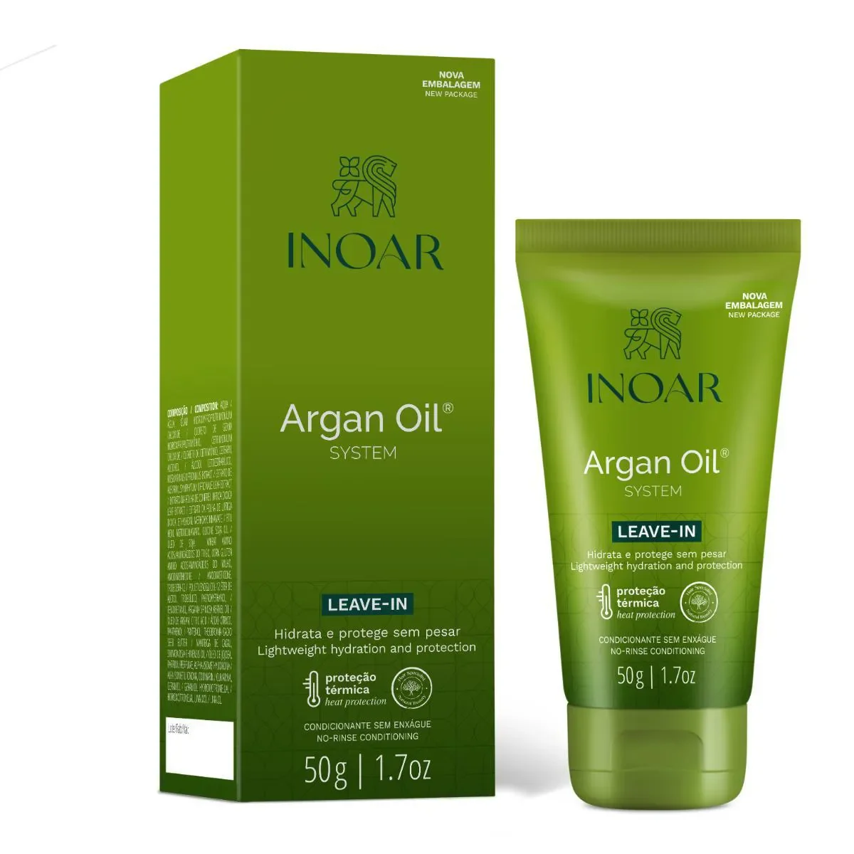 Leave in Inoar Argan Oil System Todos os Tipos de Cabelos 50g - imagem 1
