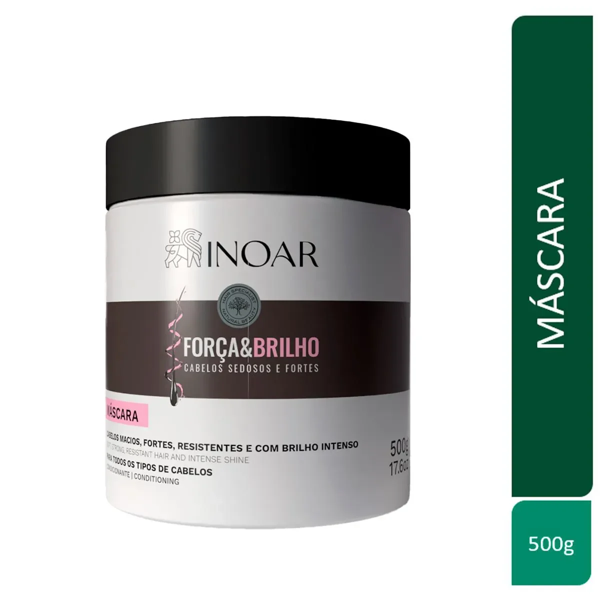 Máscara de Cabelo Inoar Força e Brilho 500g - imagem 1