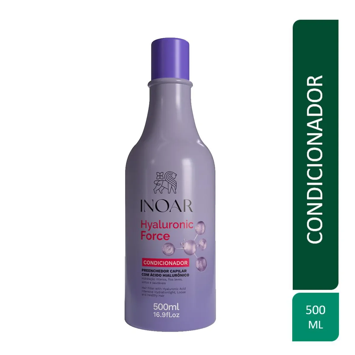 Shampoo Inoar Hyaluronic Force 500ml - imagem 1