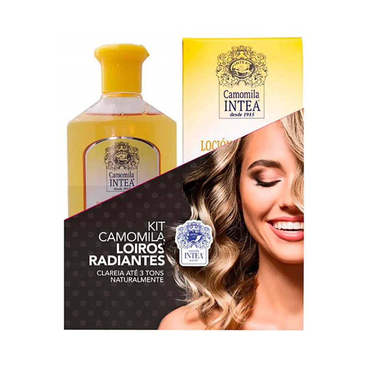 Kit Intea Camomila Loiros Radiantes Shampoo 250ml + Loção Clareadora 100ml - imagem 1