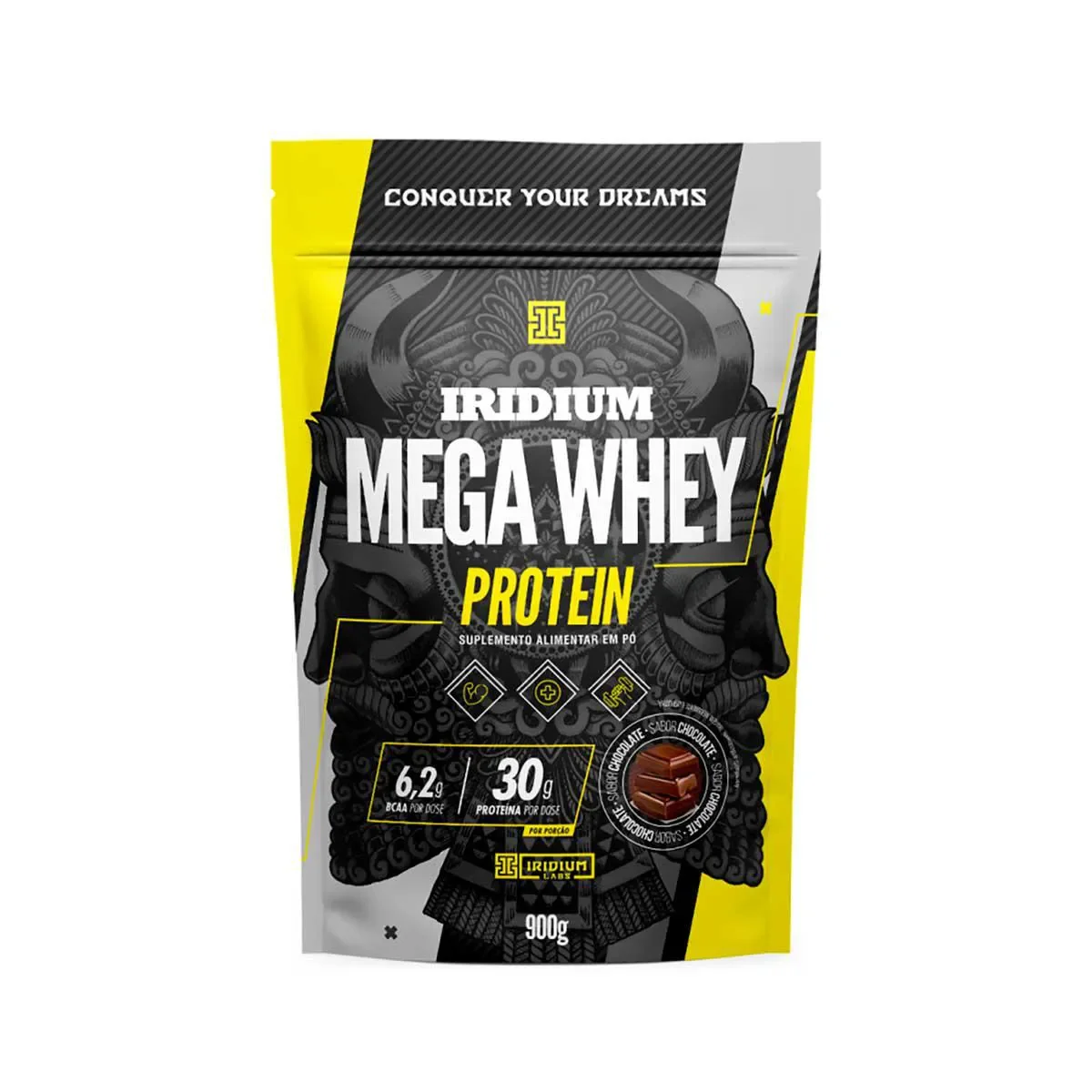Mega Whey Protein Iridium 900g - imagem 1
