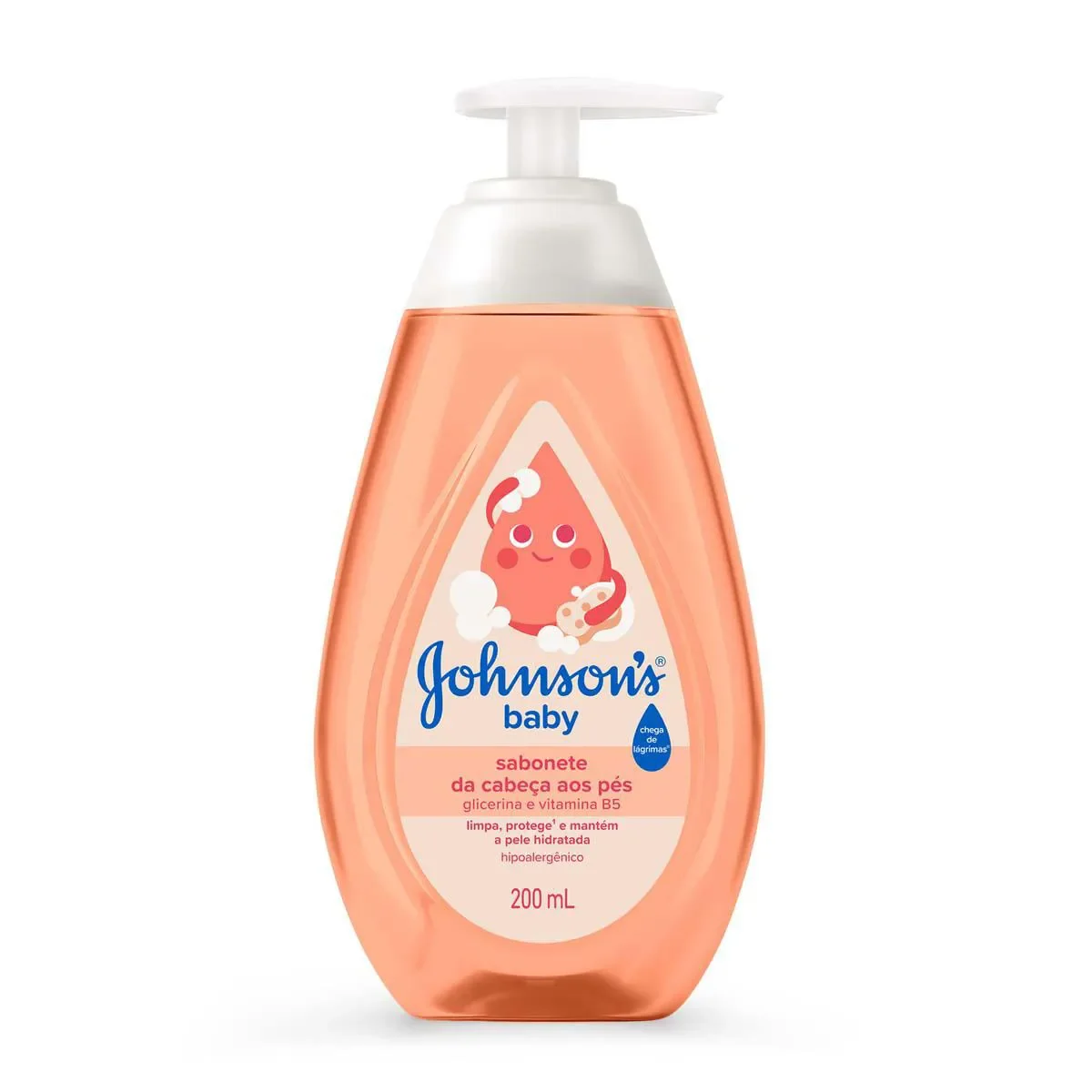 Sabonete Líquido Johnson's Baby da Cabeça aos Pés Glicerina 200ml - imagem 1