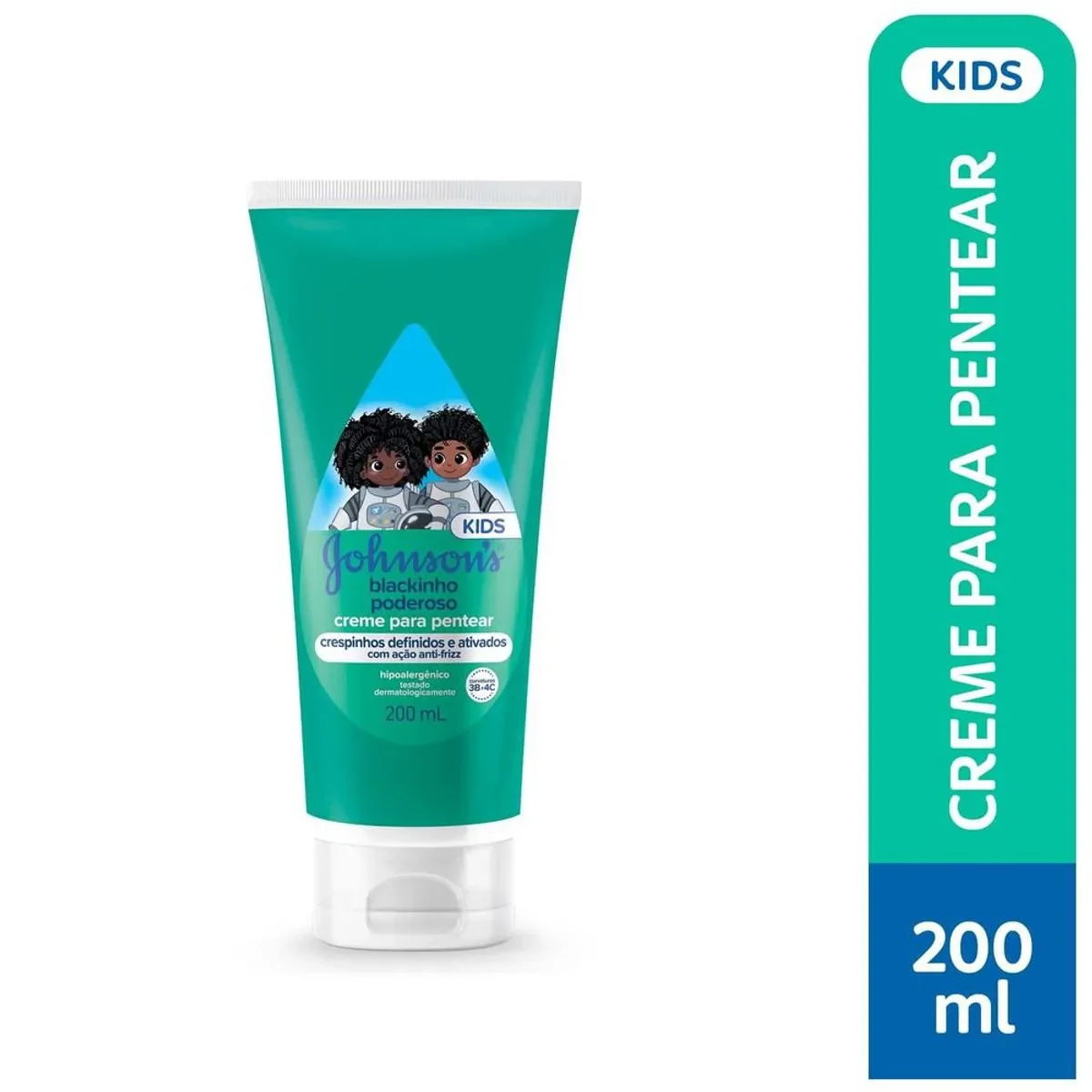 Creme para Pentear Johnson's Kids Blackinho Poderoso 200ml - imagem 1