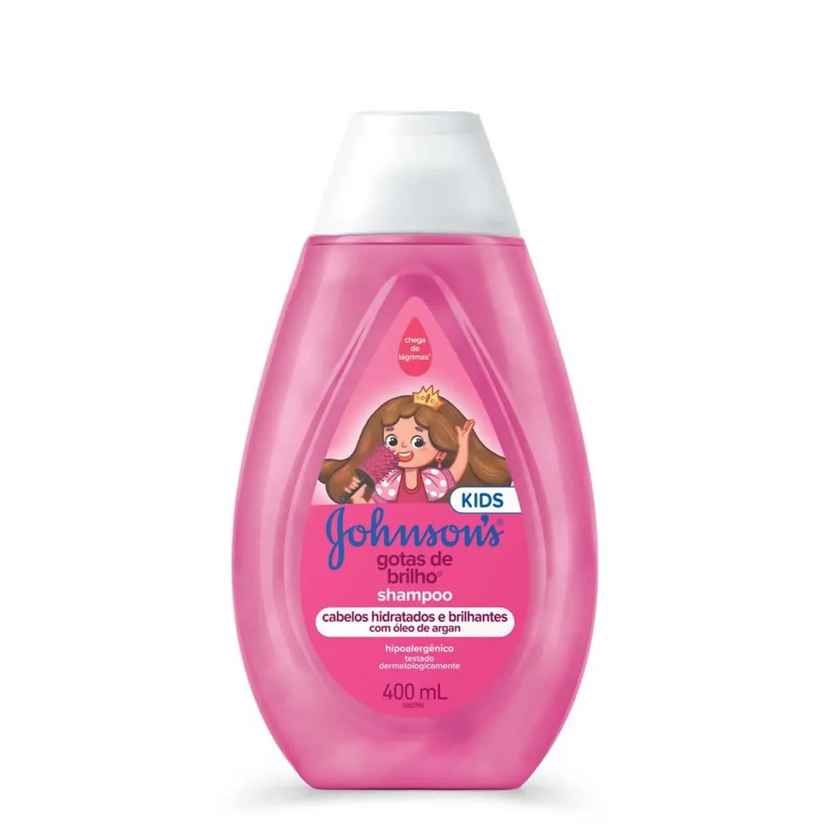 Shampoo Johnson's Gotas de Brilho 400ml - imagem 1