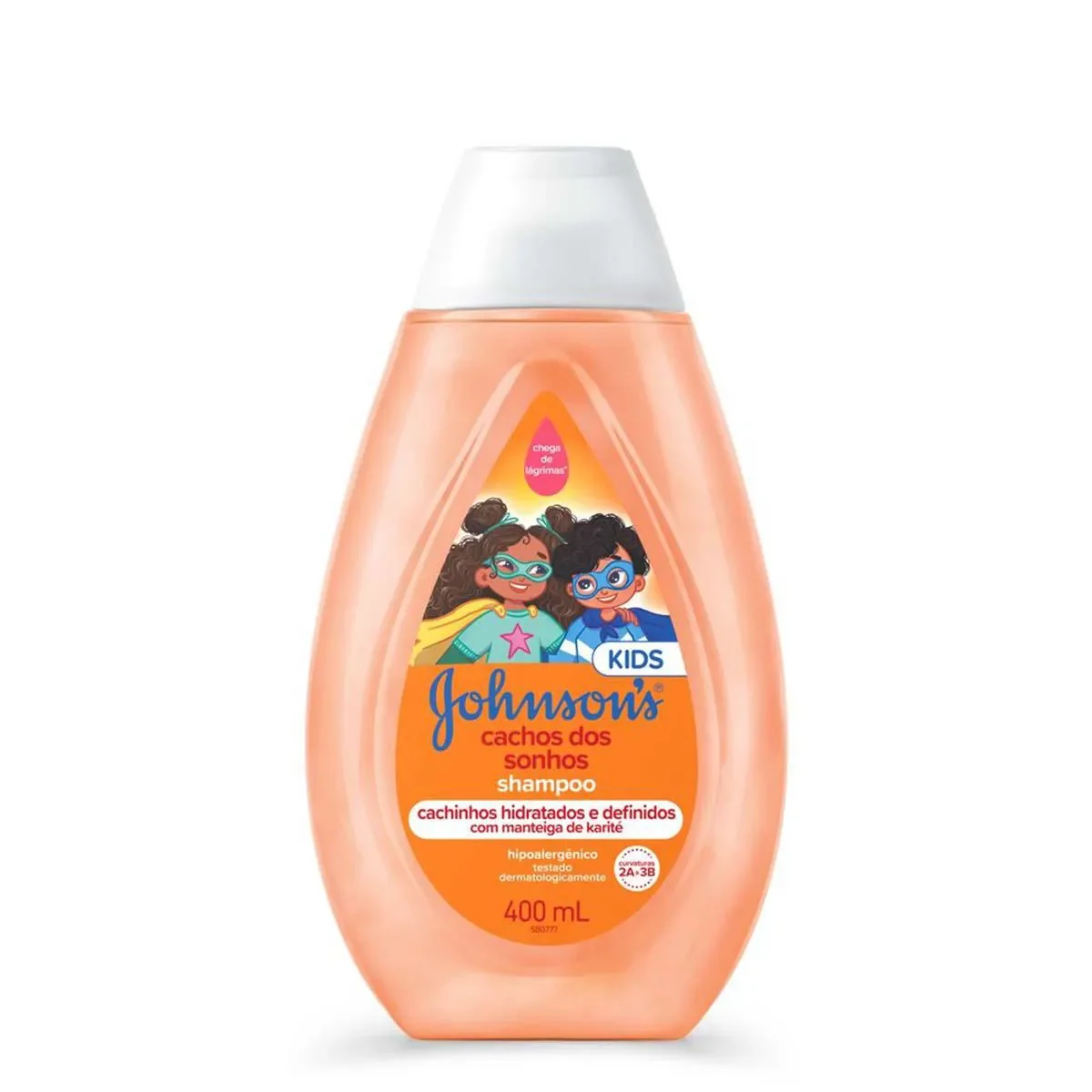 Shampoo Infantil Johnson's Cachos dos Sonhos com 400ml - imagem 1