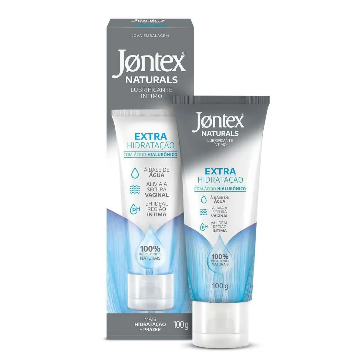 Lubrificante Íntimo Jontex Naturals Extra Hidratação com 100g - imagem 1