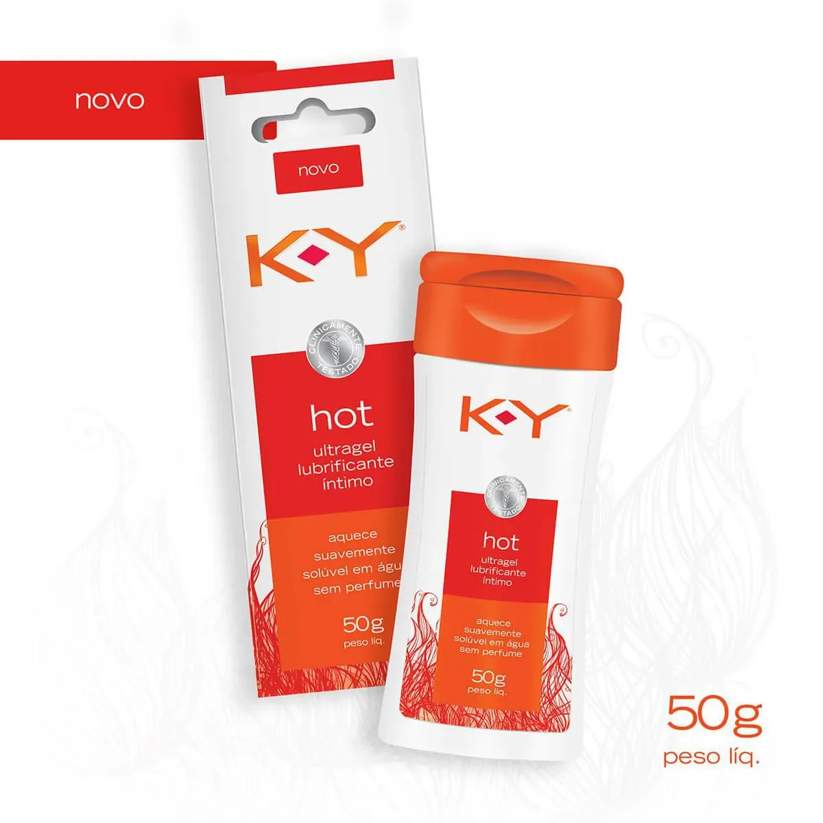Lubrificante Íntimo K-Y Hot Ultragel 50g - imagem 1