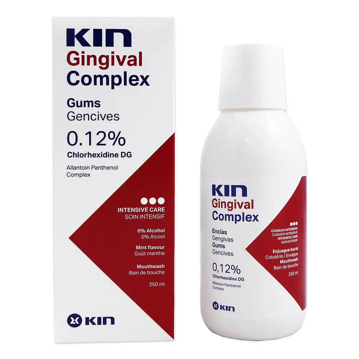 Enxaguante Antisséptico Bucal Kin Gingival Complex com 250ml - imagem 1