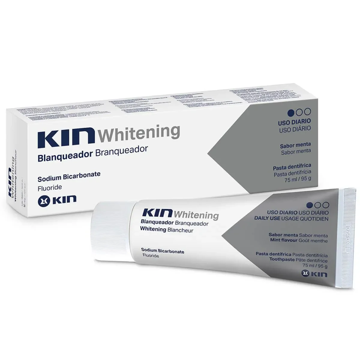 Creme Dental Kin Whitening Branqueador 95g - imagem 1